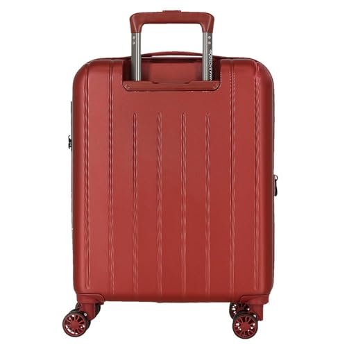 Joumma Marvel Ironman Juego de Maletas Rojo 55/65 cms rígida 6,8 kgs Cierre TSA Integrado ABS 6,8 kgs 109L Extensible Equipaje de Mano