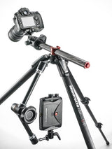 Manfrotto MT055CXPRO3 - Trípode completo (fibra de carbono, 3 secciones), negro