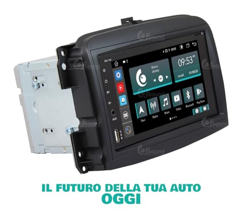 Radio de Coche Fiat 500L Android GPS Bluetooth WiFi USB Dab+ Touchscreen 6.2" 8core Carplay AndroidAuto