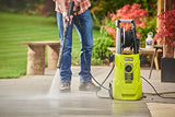 RYOBI - Hidrolimpiadora de Alta Presión 2000W, 150 Bares, 450l/h - Manguera 8m, Carrete, 2 Lanzas (1Vario, 1Turbo), Depósito Detergente 0,9l, Limpiador Suelos 25cm, Cepillo Multisuperficie - RY150PWA