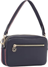 Tommy Hilfiger Bolso con asa Mujer Distinct Camera Bag pequeño, Azul (Space Blue Corp), Talla Única