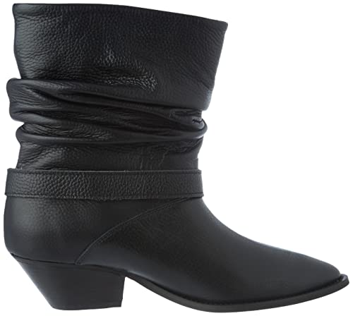 L37 HANDMADE SHOES El Amor es un extraño, Botas Vaqueras Mujer, Black, 36 EU