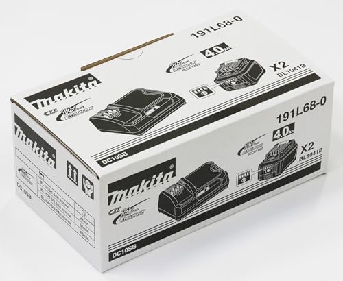 Makita 191L68-0 - Kit de fuente de alimentación (12 V, 2 x 4,0 Ah)