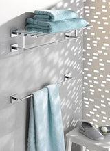Grohe Start Cube QuickFix - Barra para toallas múltiple, cromo, para atornillar con QuickScrew, no pegamento, ref. 41099000