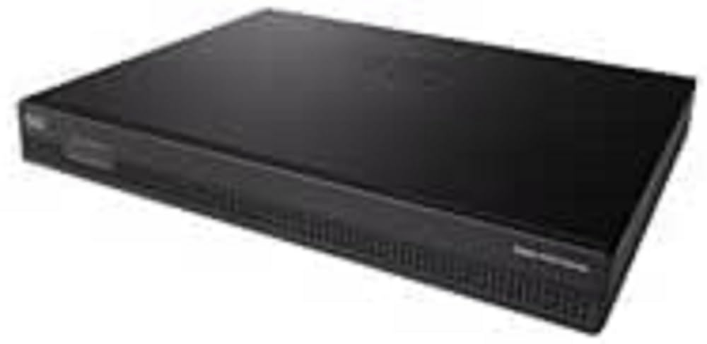 Cisco ISR4321-AX/K9 Application Experience Bundle - Router - Montaje en Bastidor, Color Negro