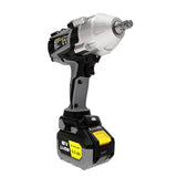 Rodcraft Rc9087K6 - Llave de impacto (3/4", 1500 Nm, luz LED, 2 baterías de 6 Ah, cargador y bolsa de tela)