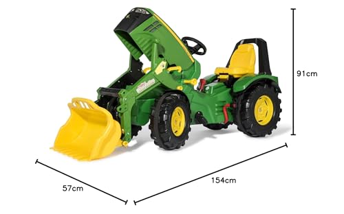 Rolly- Tractor de Pedales John Deere Traktor, Color Standard, 1 Stück (1er Pack) (4308475)