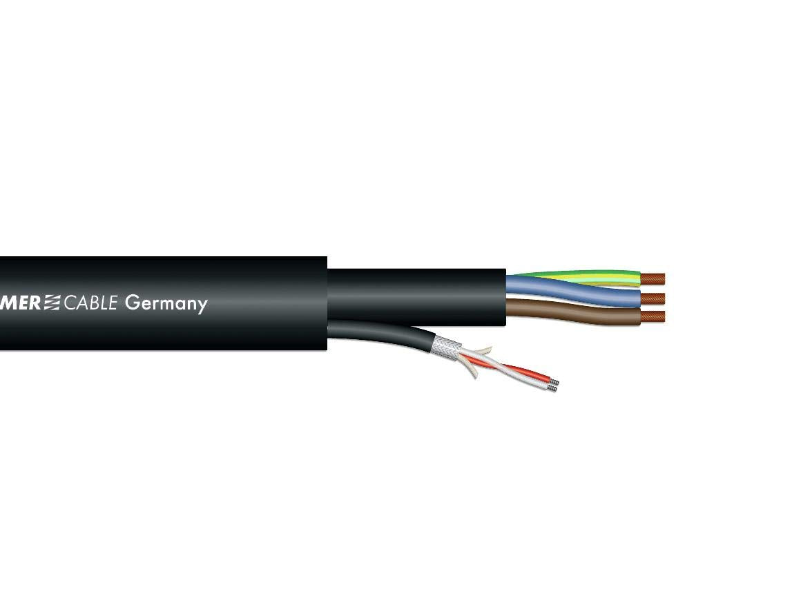 AllYourCable SommerCable Sommer CAVO Combi cavo 1x2x0,253G1,5 SC-Monolite di Potenza DMX 10