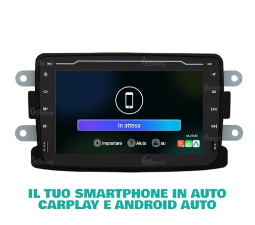 Radio de Coche para Dacia Duster Android GPS Bluetooth WiFi USB Dab+ Touchscreen 7" 8core Carplay AndroidAuto