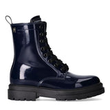 Tommy Hilfiger, Botín cierre con cremallera y cordones para niñas, Kessy, Blu, 39
