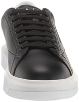 Armani Exchange Hombre Venice con Logotipo en Relieve Zapatillas, Negro, 46 EU