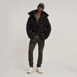 G-STAR Para Hombre G- Whistler Padded Hooded Parka 2.0, Negro (dk black D25347-D518-6484), S
