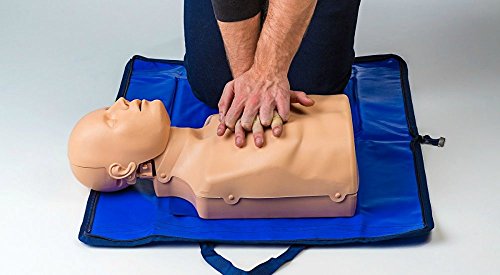 PRACTI-MAN Maniquíes de entrenamiento de RCP con 4 maniquíes, 20 pulmones, 8 válvulas, 1 bolsa de transporte con alfombrilla, 56501