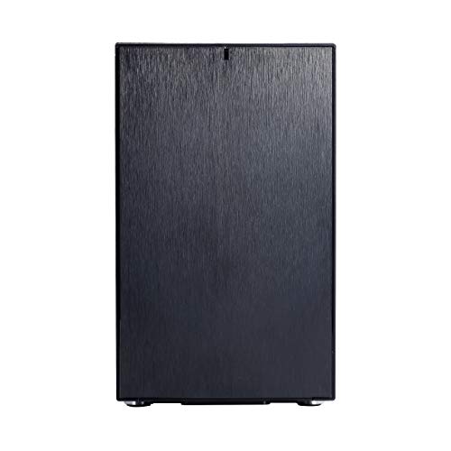 Fractal Design Nano S Window , Mini Tower Computer Case , ITX , Optimized for High Airflow and Silent Computing with ModuVent Technology ,2x Fractal Design Dynamic X2 GP,14 Fans included ,Black Window