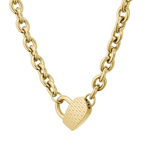 BOSS Jewelry Collar para Mujer Colección DINYA de Acero inoxidable, Oro (Yellow Gold), Talla única