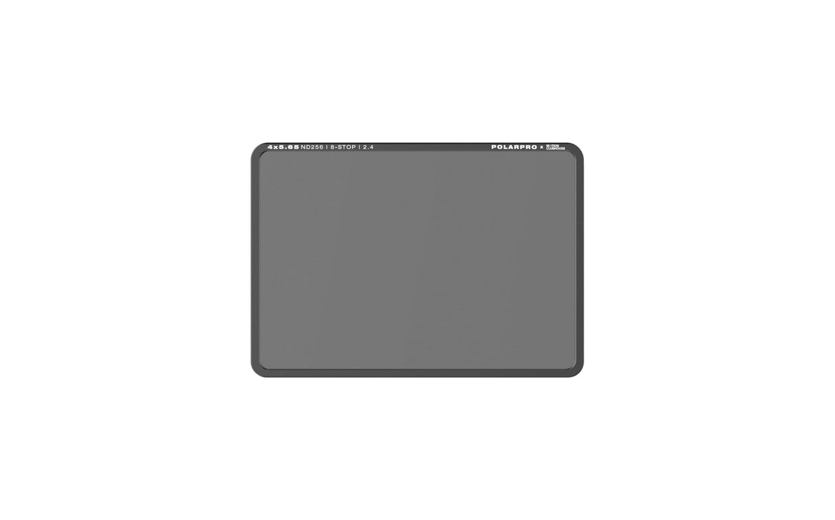 PolarPro - ND256-4x5.65 - Filtros Totalmente encapsulados - Densidad Neutra de 8 f-Stop - Marco de Aluminio - Grabados de los filtros 100% visibles - Manipulación sin Huellas Dactilares