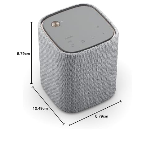 Yamaha TRUE X SPEAKER 1A Altavoz inalámbrico portátil para la TRUE X BAR, en gris claro