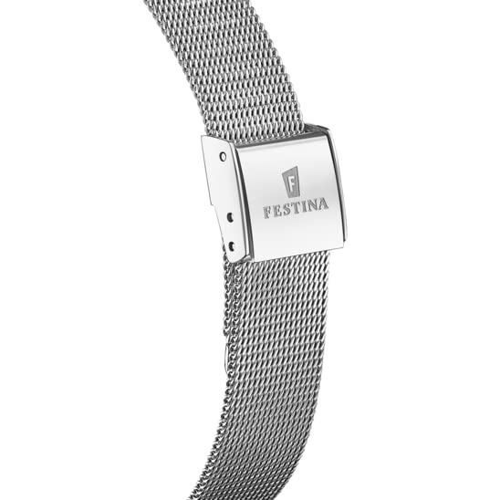Reloj FESTINA para Mujer F20258/1 Special Prices Caja de Acero Inoxidable 316l Gris Plata Correa de Acero Inoxidable 316l Gris Plata