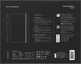 Moleskine Smart Writing Set, Libreta Inteligente con Bolígrafo Inteligente Incluido, Cuaderno Digital de Moleskine con Páginas a Rayas, Grande, 13x21 cm, Negro