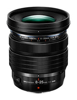 OM SYSTEM Objetivo M.Zuiko Digital ED 8-25mm F4.0 Pro, Zoom Gran Angular, Compatible con Todas Las cámaras del Sistema Micro Four Thirds (Modelos Olympus OM-D & Pen, Panasonic G-Series), Negro