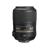 Nikon AF-S DX Micro 85mm F3.5 G ED - Objetivo con Montura para Montura F de Nikon (Distancia Focal Fija 127.5mm, Apertura f/3.5, estabilizador de Imagen)