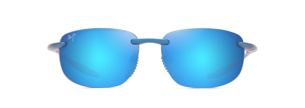 Maui Jim Hookipa Ultra Sunglasses, Metal Matte Blue, 63-15-140 Unisex Adulto