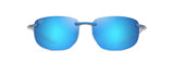 Maui Jim Hookipa Ultra Sunglasses, Metal Matte Blue, 63-15-140 Unisex Adulto