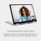 DELL 16 Plus 2 en 1 Portátil Convertible DB06250 16" 2K Táctil, Intel Core Ultra 7 Series 2, Intel ARC, 16 GB RAM, 512 GB SSD, Win 11 Home,Teclado retroiluminado QWERTY Español – Ice Blue