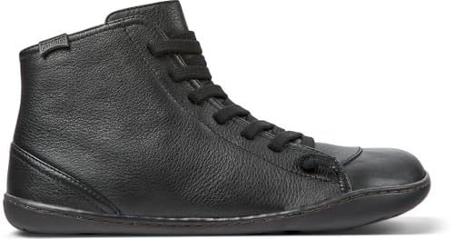 Camper Peu Cami, Barco Ankle Mujer, Negro, 38 EU
