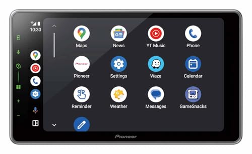 Pioneer SPH-DA97DAB-UNI2 Media Center 2DIN Panel táctil capacitiva de 9.0" con Wi-Fi, Bluetooth, Apple CarPlay, Android Auto y Dab+, Ecualizador gráfico de 13 Bandas