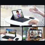 Cubot Tab 70 - Tablet 10.95" HD+, 16GB RAM (6GB+10GB Ext.), 128GB ROM, 4G Dual SIM, Cámara 16MP, Batería 8200mAh, Android 14, Unisoc T616, Gris, Incluye Teclado y Ratón BT