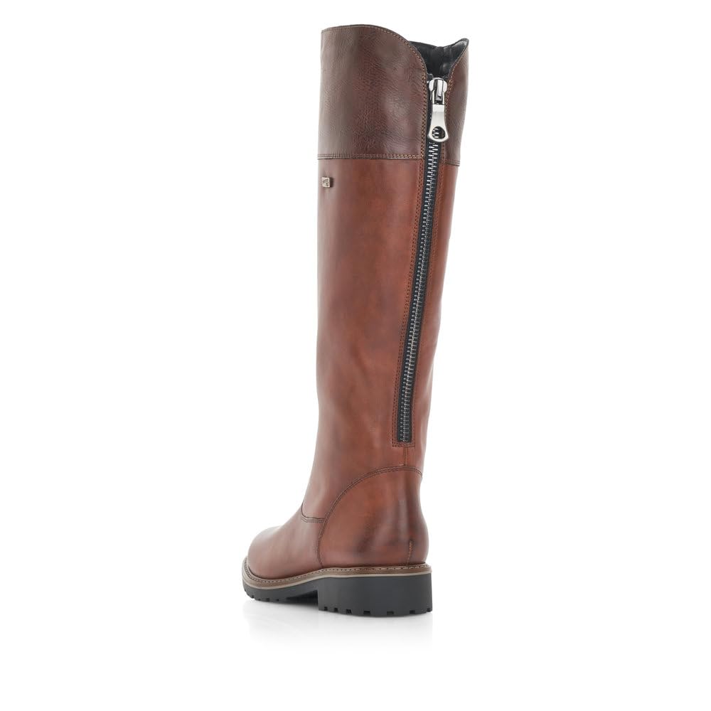 Remonte R6581, Botas Altas Mujer, Chestnut/Brasil 22, 44 EU