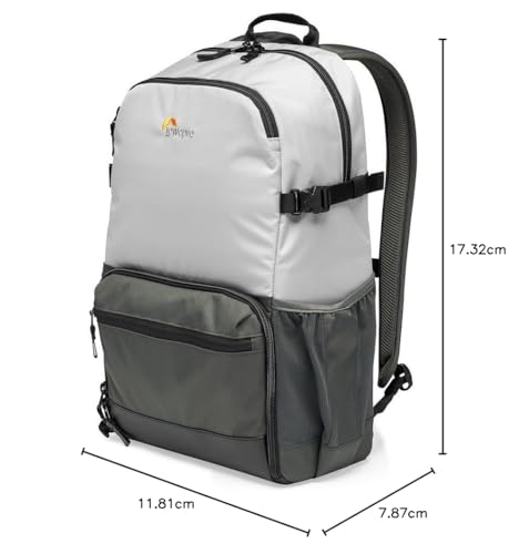 Lowepro LP37238-PWW - Mochila para cámara Ext. Truckee BP 250 LX, para Tablet 15", DSLR compacta/cámara sin espejo, Sony, Canon, Nikon, 1-2 objetivos, Gimbal, Dron, DJI, Osmo, Mavic, gris claro