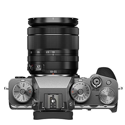Fujifilm X-T4 - Kit de cámara con objetivo XF18-55/2.8-4, Color Plateado