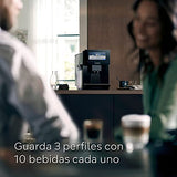 SIEMENS, cafetera superautomática, EQ900, Modo Barista, 2 molinillos cerámicos, Display Touch&Slide de 6,8", conectividad Home Connect, acero inoxidable, TQ903R03