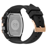 ICE-WATCH - Ice boliday Black Rose-Gold - Reloj Negro para Hombre con Correa de Silicona - 023315 (Medium)