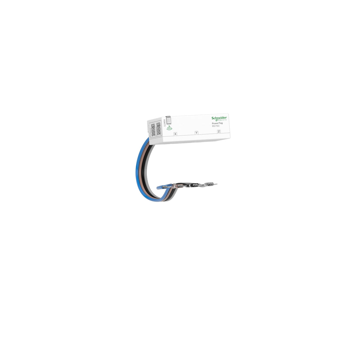 Schneider Electric Cable flexible R9M70 PowerTag Resi9 F63 3P+N, conexión con el hub Wiser, disyuntor – Fabricado en Alemania