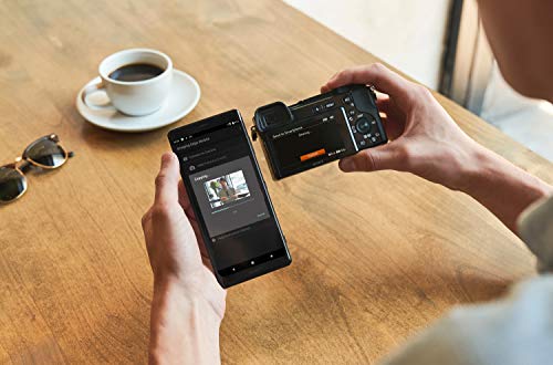 Sony Alpha 6100 - Cámara Evil APS-C (Enfoque automático rápido 0.02s, Eye AF para Personas y Animales, grabación de vídeos en 4K y Pantalla inclinable)
