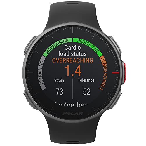 Polar Vantage V HR Reloj Premium con GPS y Frecuencia Cardíaca, Sensor H10, Multideporte y Perfil de Triatlón, Potencia de Running, Batería Ultra Larga, Resistente al Agua, M/L, Negro