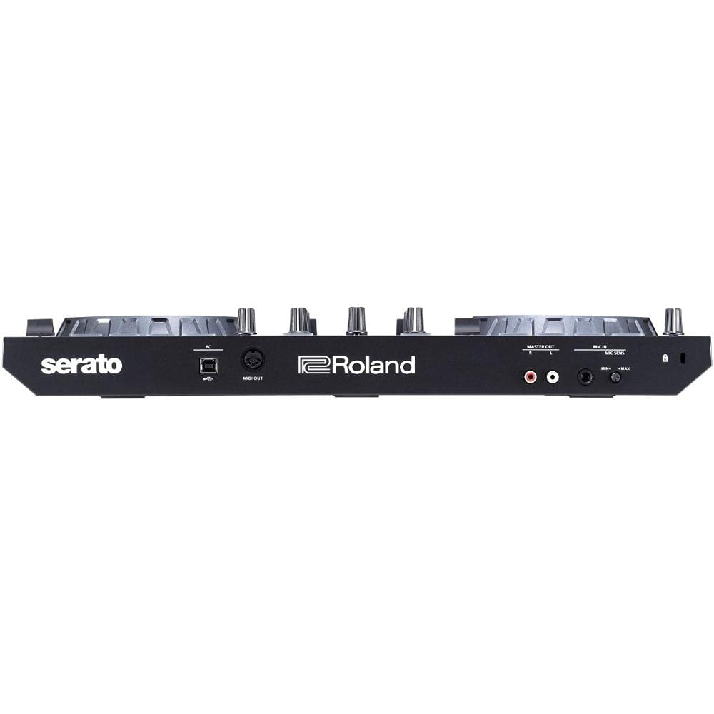 Controlador de DJ Roland DJ-202 — Controlador de cuatro decks y dos canales para Serato DJ Lite, el legado de las cajas de ritmos Roland en un controlador de DJ