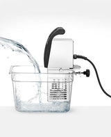 HENDI Sous vide mastervide, para cocinar alimentos en agua, para contenedores de hasta 56L, rango de temperatura: 5°C a 95°C, sous vide stick, 230V/2000W, 240x138x(H)364mm, PA, acero inoxidable