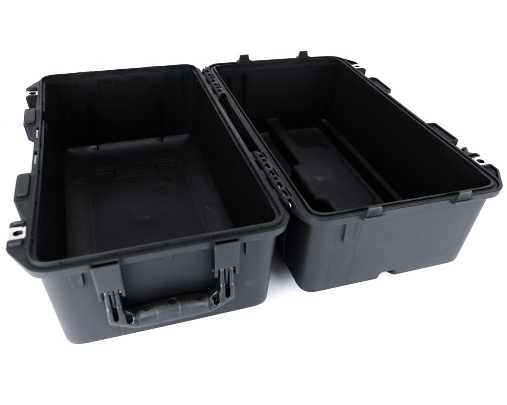 Peli 1465Air Maleta Protectora Ligera para Equipos fotográficos, estanca e Impermeable al Polvo, 33L de Capacidad, Fabricada en EE.UU., con Espuma Personalizable, Color Negro