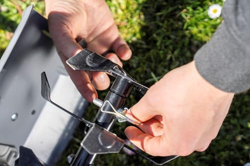 IKRA motoazada eléctrica IEM 1500, Anchura de Trabajo Flexible de 32 y 45 cm, Profundidad de Trabajo de hasta 20 cm, Potencia de 1500 W