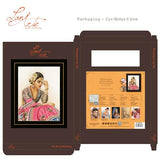 LANARTE Kits De Punto De Cruz Contado Completo Arte De Pared DIY RECUERDO TRADICIONAL Set Manualidades Adultos Set Decoracion Salon Creativo Regalo ca. 35 x 45 cm Cross Stitch Embroidery