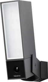 Netatmo NOC-S-DE 1080p - Cámara de vigilancia Inteligente para Exteriores con Sirena de 105 dB, WiFi, iluminación integrada, detección de Movimiento, visión Nocturna, sin suscripción, NOC-S-DE