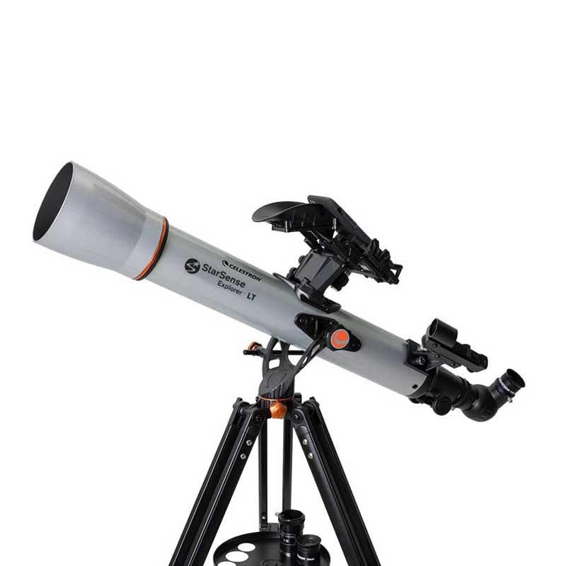 Celestron 22450 StarSense Explorer LT 70AZ: telescopio refractor, longitud de tubo de 32 pulg (81,3 cm), relación focal f/10, plata/negro