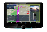 Sistema de navegación/Receptor Multimedia AV Digital con Wi-Fi Intergrado, Pantalla HD de 10,1 Pulgadas, Conexiones inalámbricas para Smartphones y Radio Digital Dab+ - KENWOOD DNR992RVS