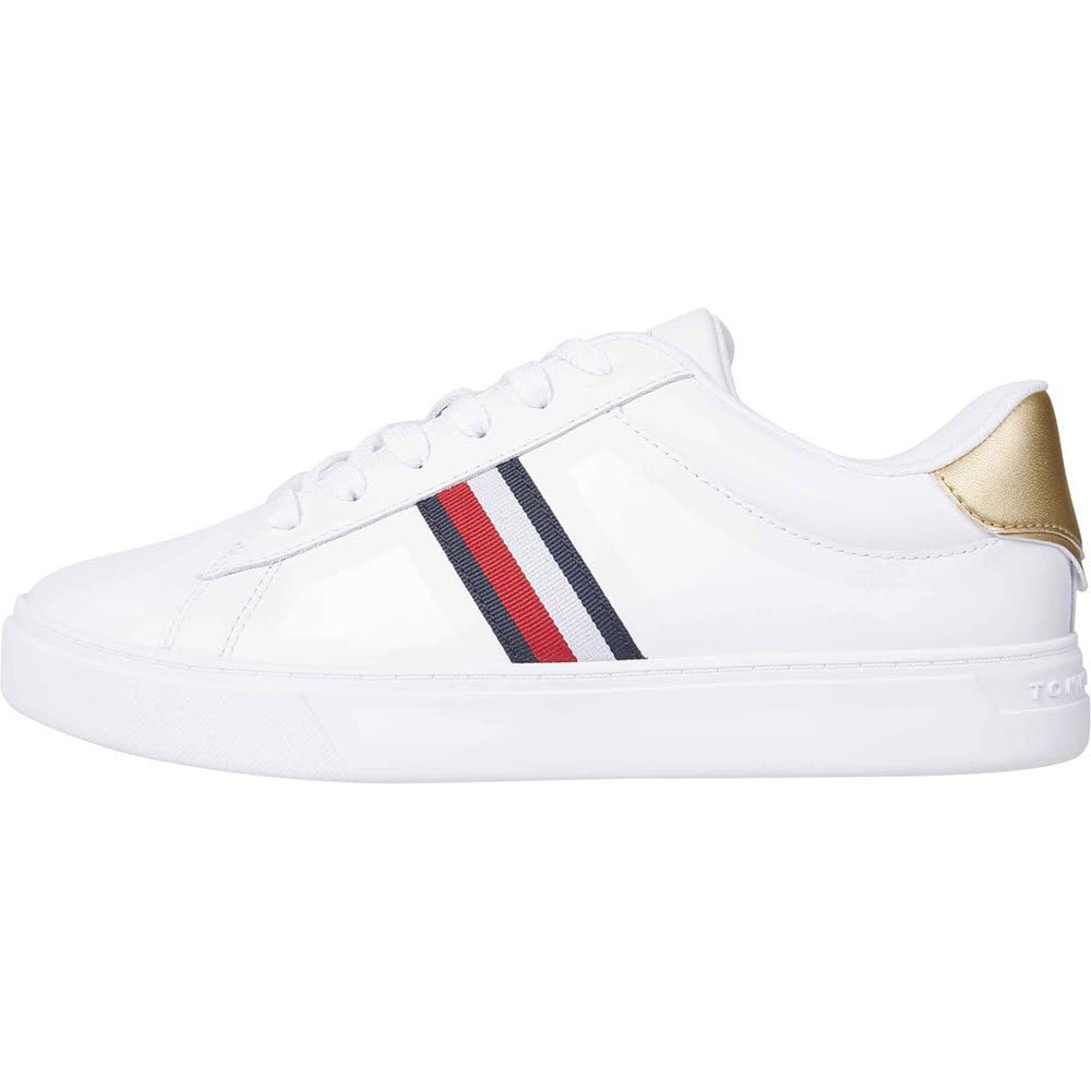 Tommy Hilfiger Runner Sneaker Mujer Essential Low Top, Blanco (White), 40