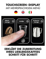GASTROBACK #42623 Design Espresso Barista Touch - Máquina portafiltros programable con mecanismo cónico integrado y pantalla táctil LCD, bomba de espresso profesional italénica ULKA (15 bares), color