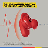 Skullcandy Auriculares inalámbricos Method 360 ANC Sonido Bose, audífonos Bluetooth, cancelación de Ruido, 40 Horas de autonomía, Resistentes al Sudor y Agua, micrófono para iPhone y Android - Plasma